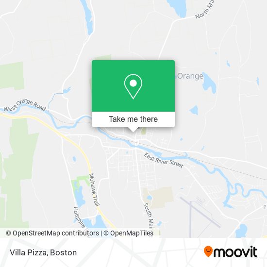 Villa Pizza map