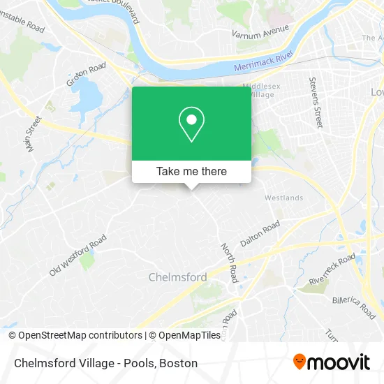 Chelmsford Village - Pools map