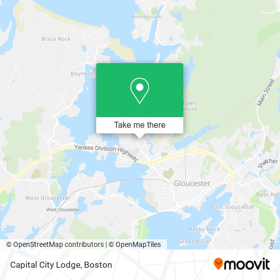 Mapa de Capital City Lodge