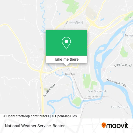 National Weather Service map