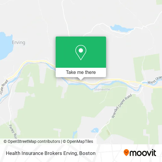 Health Insurance Brokers Erving map