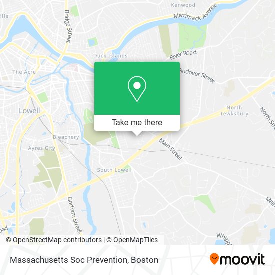 Mapa de Massachusetts Soc Prevention