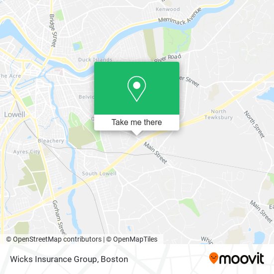 Mapa de Wicks Insurance Group