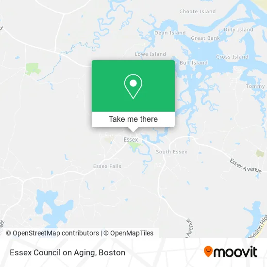 Essex Council on Aging map