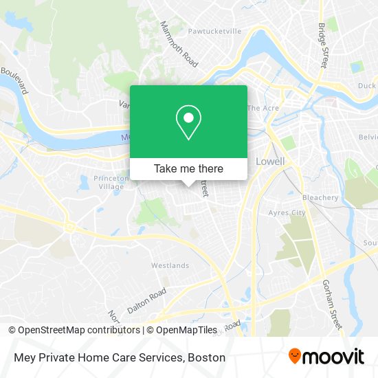 Mey Private Home Care Services map