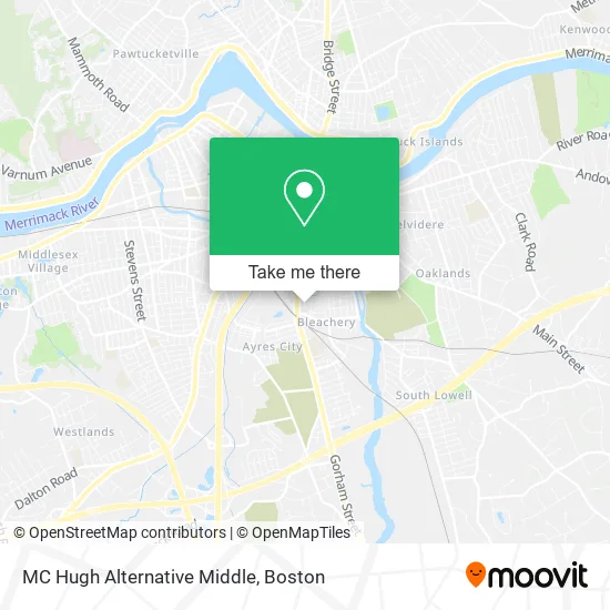 Mapa de MC Hugh Alternative Middle