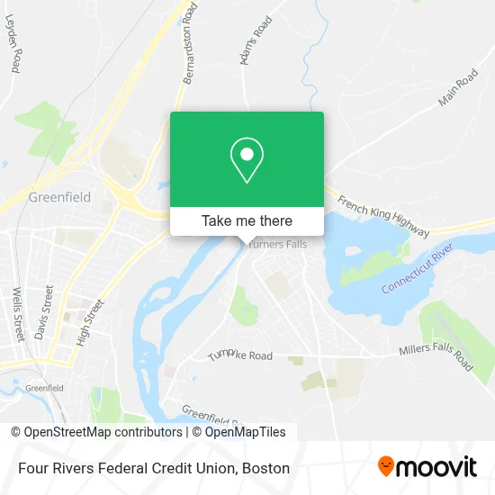 Four Rivers Federal Credit Union map
