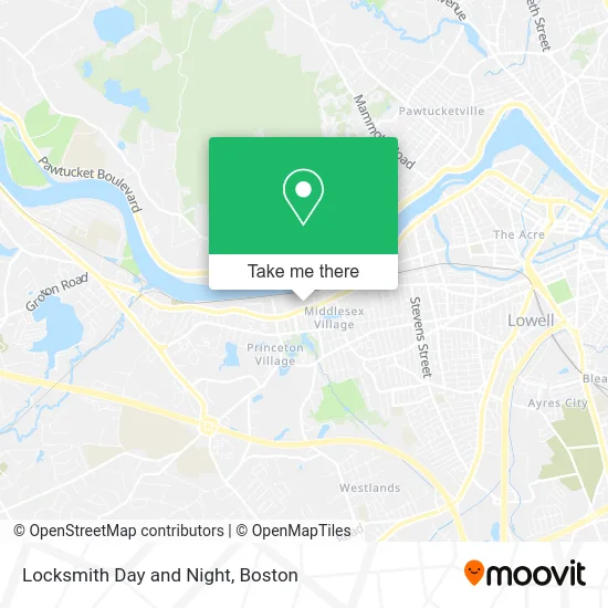 Locksmith Day and Night map