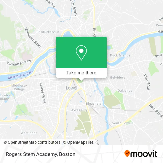 Rogers Stem Academy map