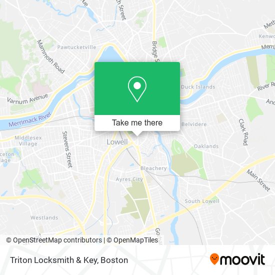 Mapa de Triton Locksmith & Key