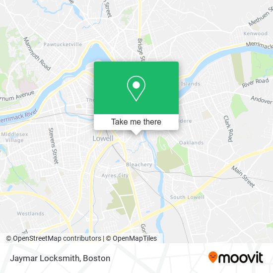Mapa de Jaymar Locksmith