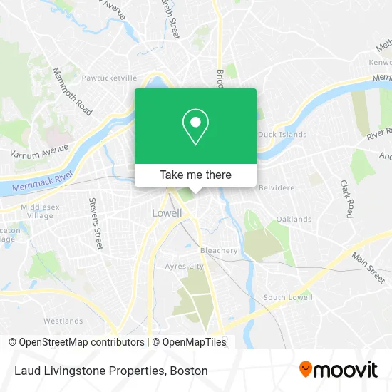 Laud Livingstone Properties map