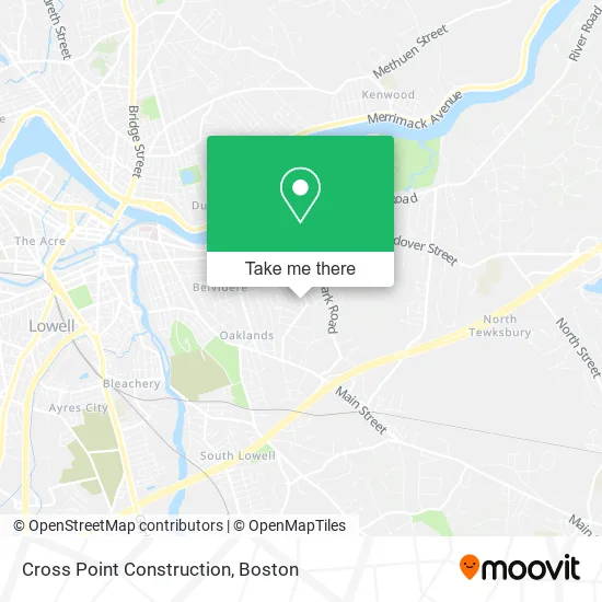 Cross Point Construction map