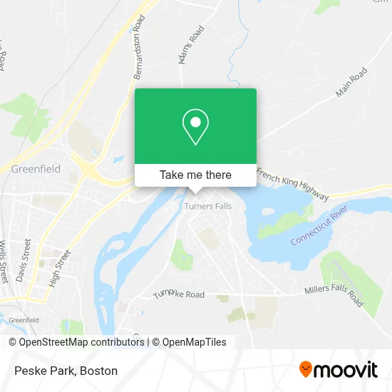 Peske Park map
