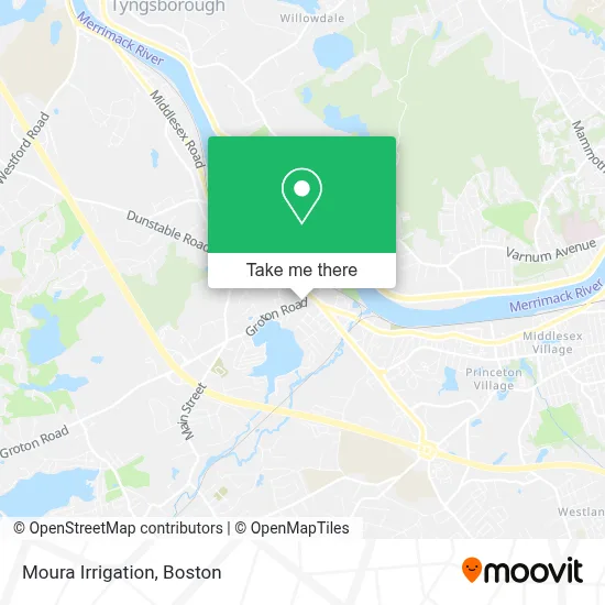 Moura Irrigation map