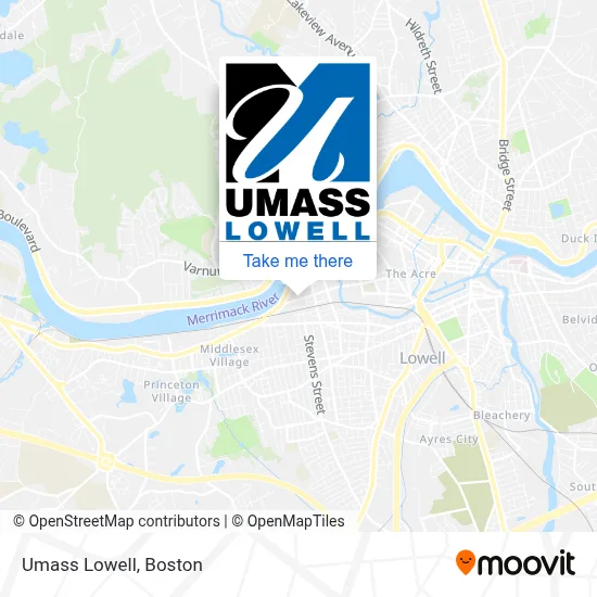 Umass Lowell map
