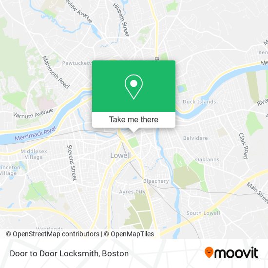 Door to Door Locksmith map
