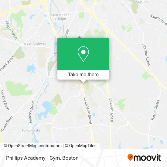 Phillips Academy - Gym map