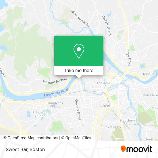 Sweet Bar map