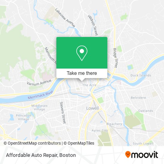 Mapa de Affordable Auto Repair