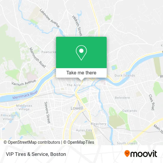 VIP Tires & Service map