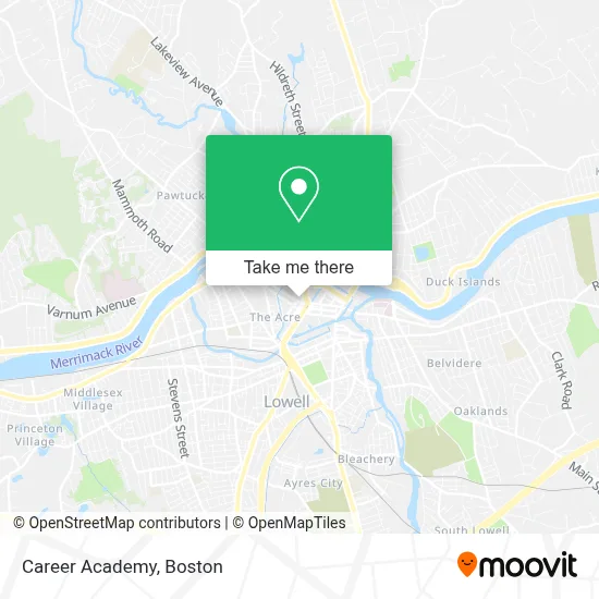 Career Academy map