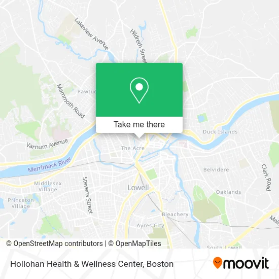 Hollohan Health & Wellness Center map