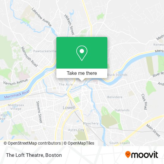 Mapa de The Loft Theatre