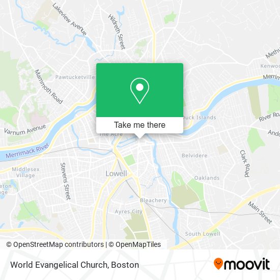 World Evangelical Church map