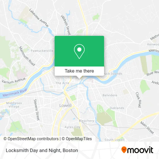 Locksmith Day and Night map