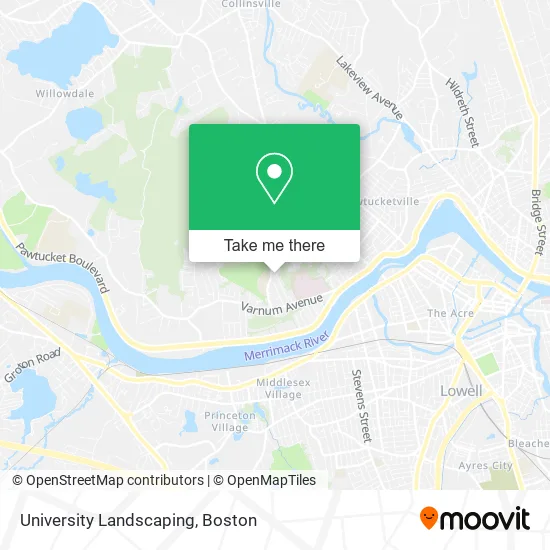 Mapa de University Landscaping