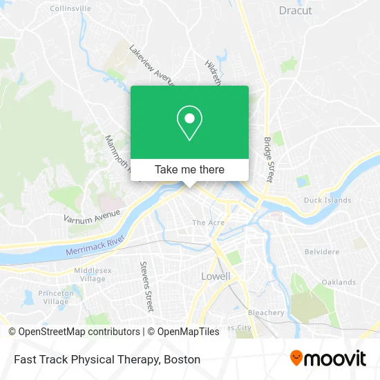 Fast Track Physical Therapy map