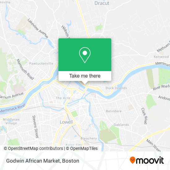 Mapa de Godwin African Market