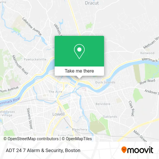 ADT 24 7 Alarm & Security map