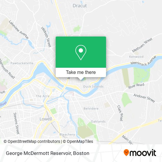George McDermott Reservoir map