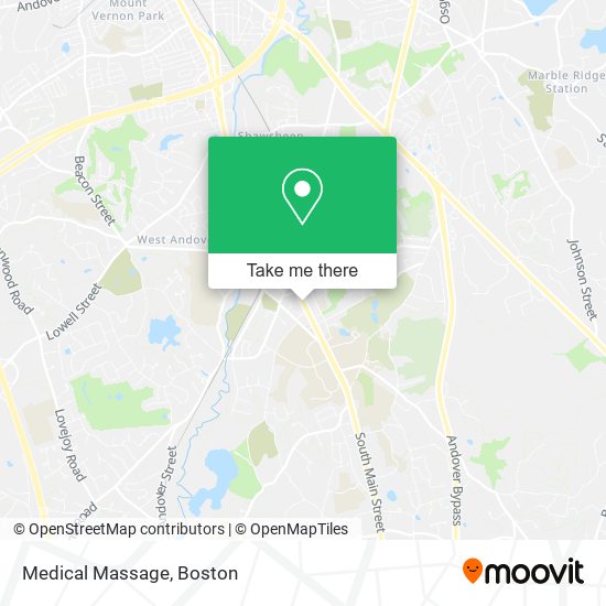 Mapa de Medical Massage