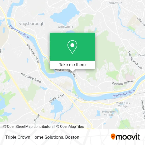 Triple Crown Home Solutions map