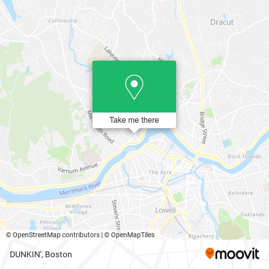 DUNKIN' map