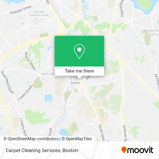 Carpet Cleaning Services map
