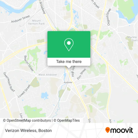Verizon Wireless map