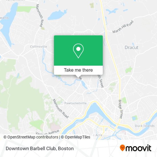 Downtown Barbell Club map