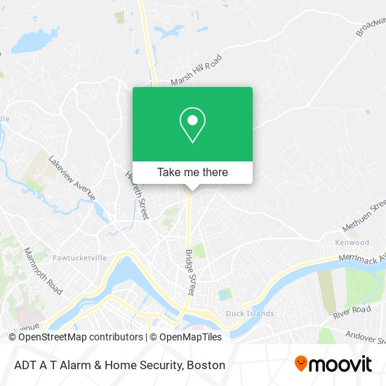 ADT A T Alarm & Home Security map