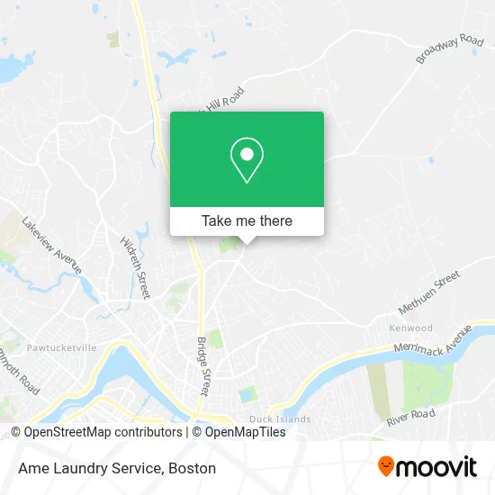Ame Laundry Service map