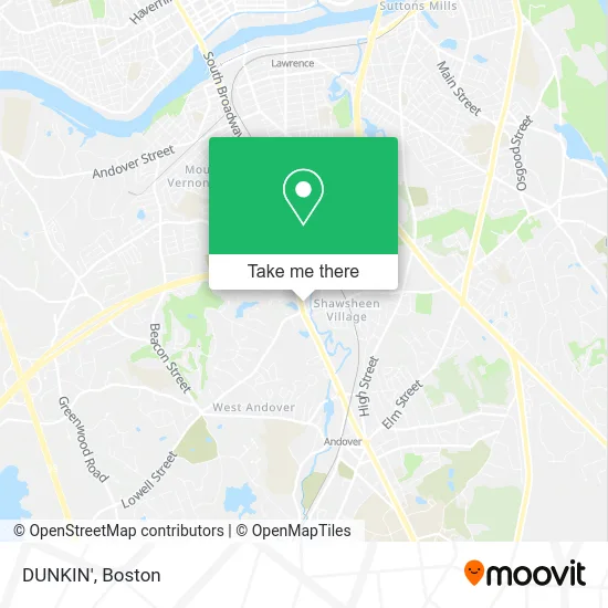 DUNKIN' map