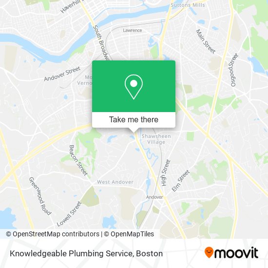 Knowledgeable Plumbing Service map