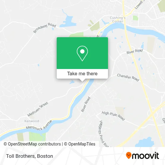 Toll Brothers map