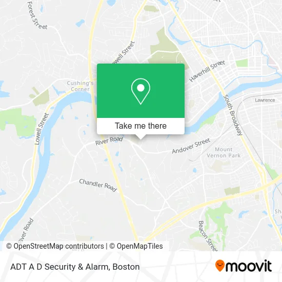 ADT A D Security & Alarm map