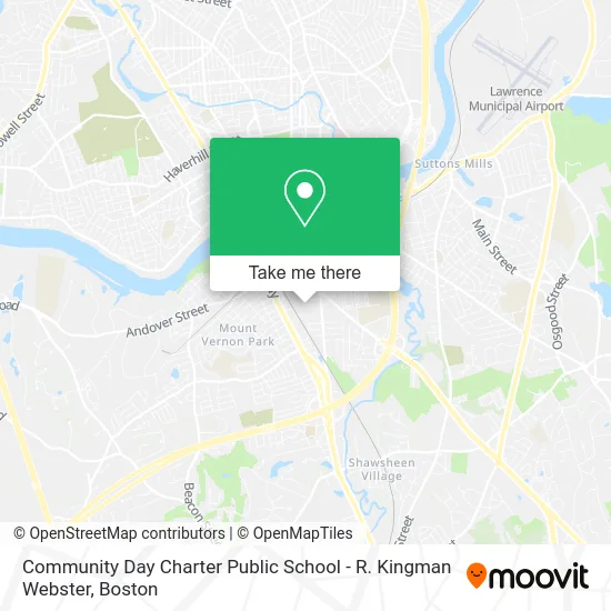 Community Day Charter Public School - R. Kingman Webster map