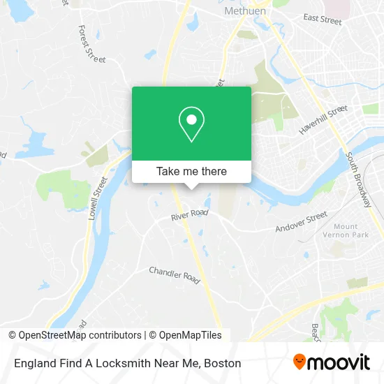 England Find A Locksmith Near Me map