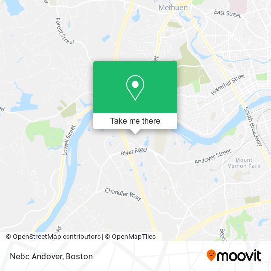 Mapa de Nebc Andover